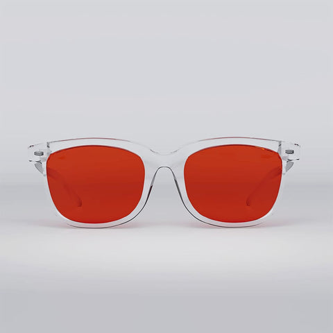 Lunettes anti-lumière bleue rouges – OptiZen
