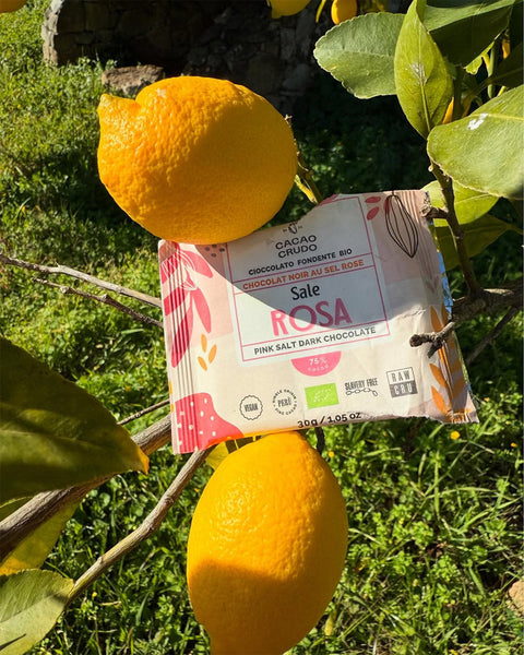 Chocolat noir au sel rose